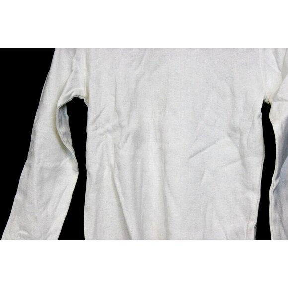 GAP White Sparkly Turtleneck Shirt sz S 5-6 NWT Winter Snowflake Long Sleeve - Picture 2 of 5